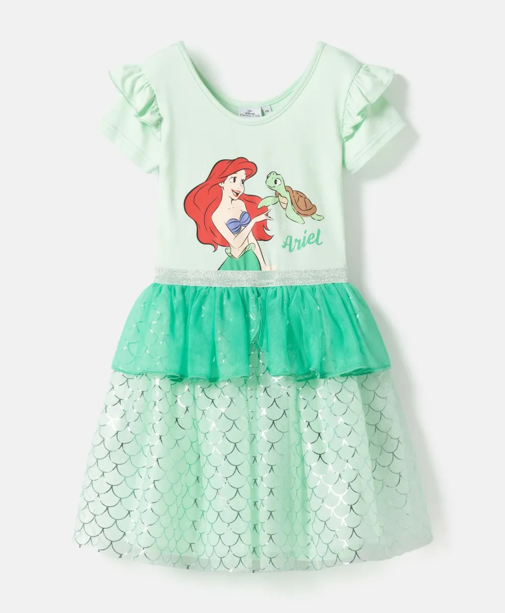 Abito verde da bambina La Sirenetta