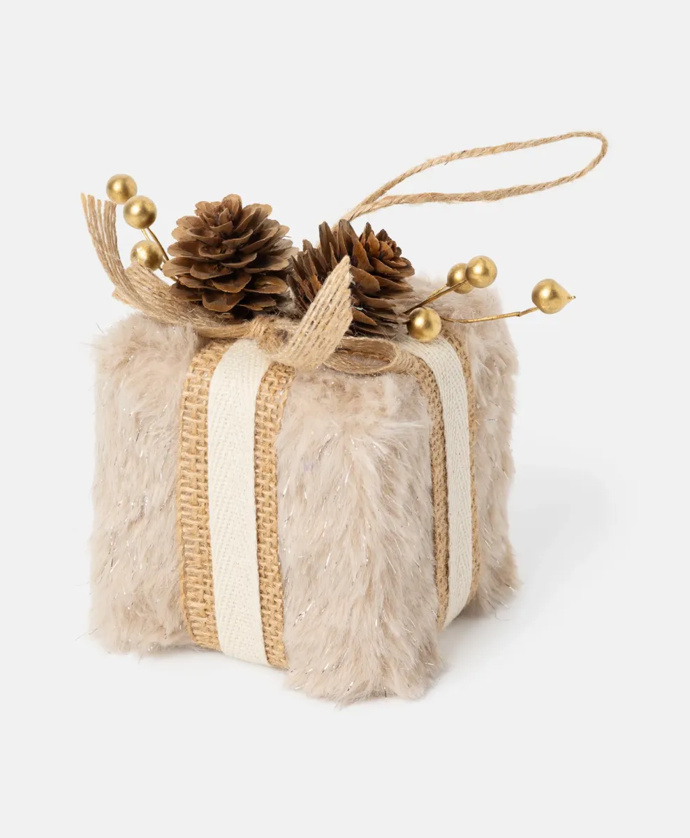 Addobbo soffice a forma di regalo