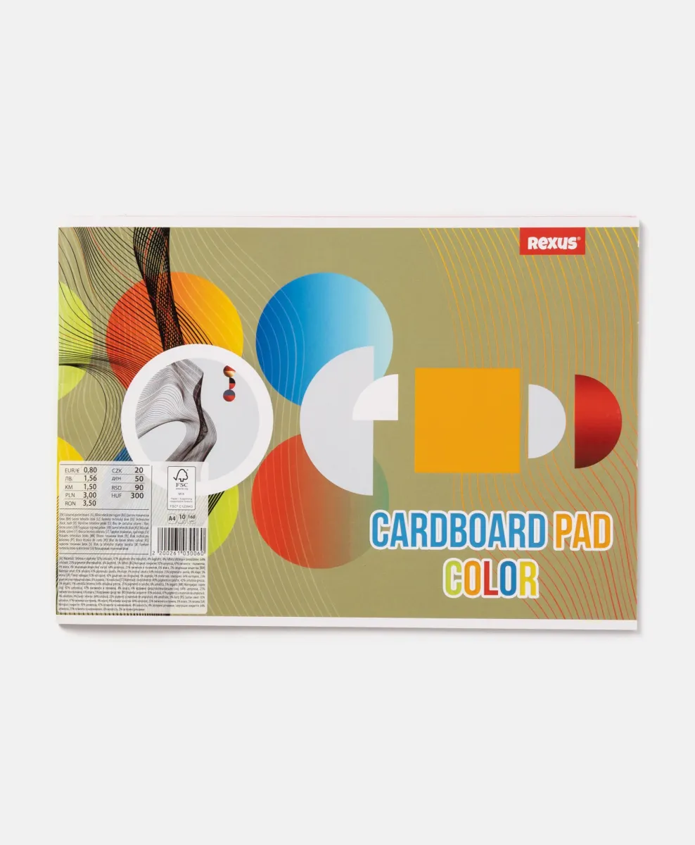 Blocco tecnico A4 colorato 10 fogli