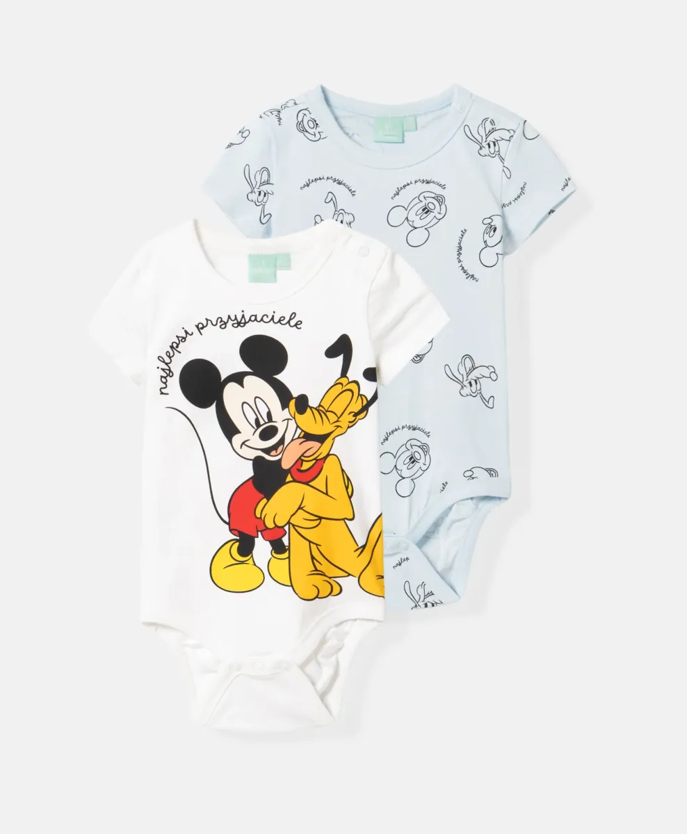 Body per neonati Mickey e Pluto