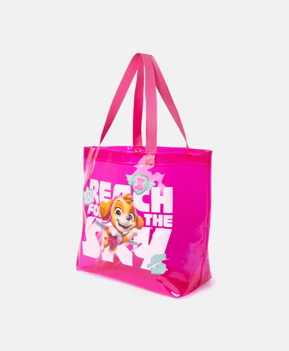 Borsa da spiaggia da bambina Paw Patrol in 100% plastica