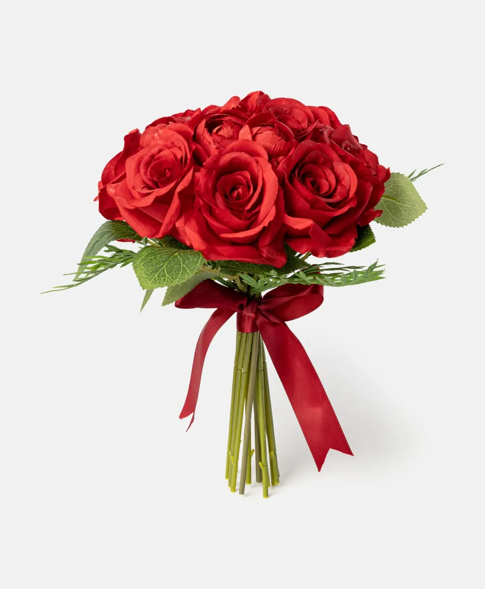 Bouquet di rose artificiali