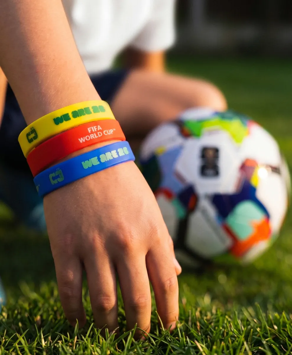 Braccialetti da polso World Cup 3 pz