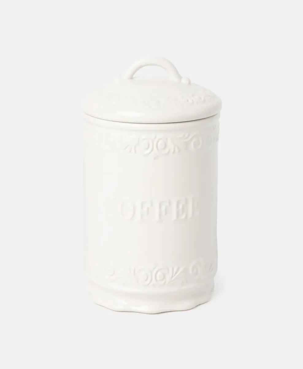 contenitore bianco in ceramica 900 ml