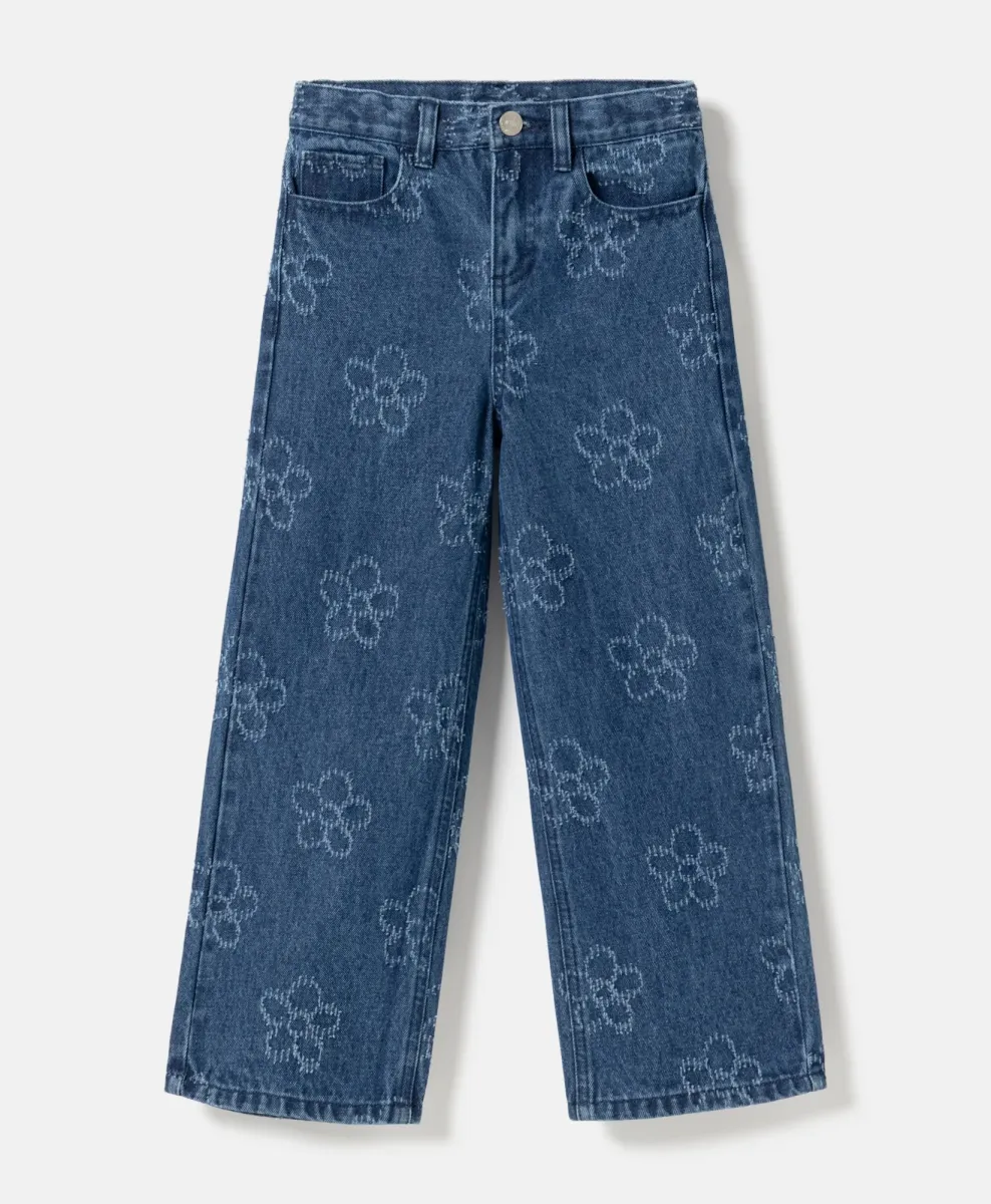 Jeans da bambina 100% cotone