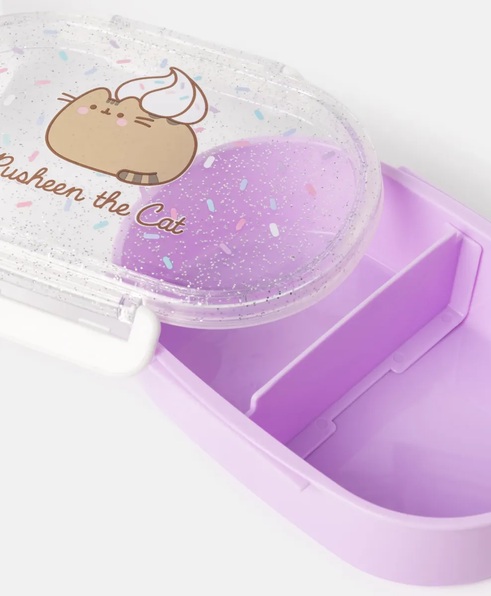 Lunch box Pusheen con glitter