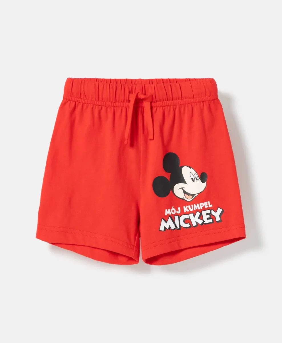 Pantaloncini neonato Mickey Mouse 100% cotone