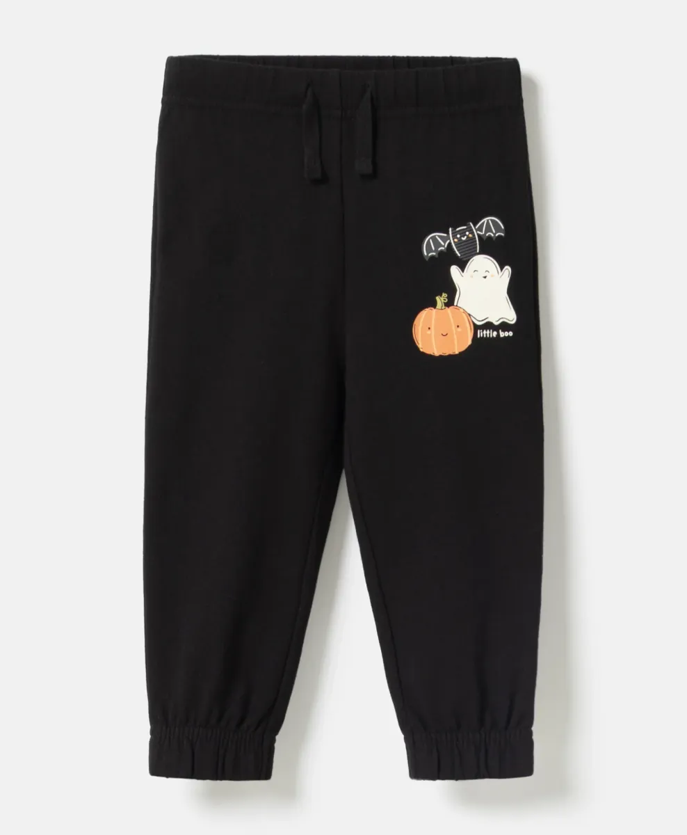 Pantaloni della tuta da neonato per Halloween in 100% cotone