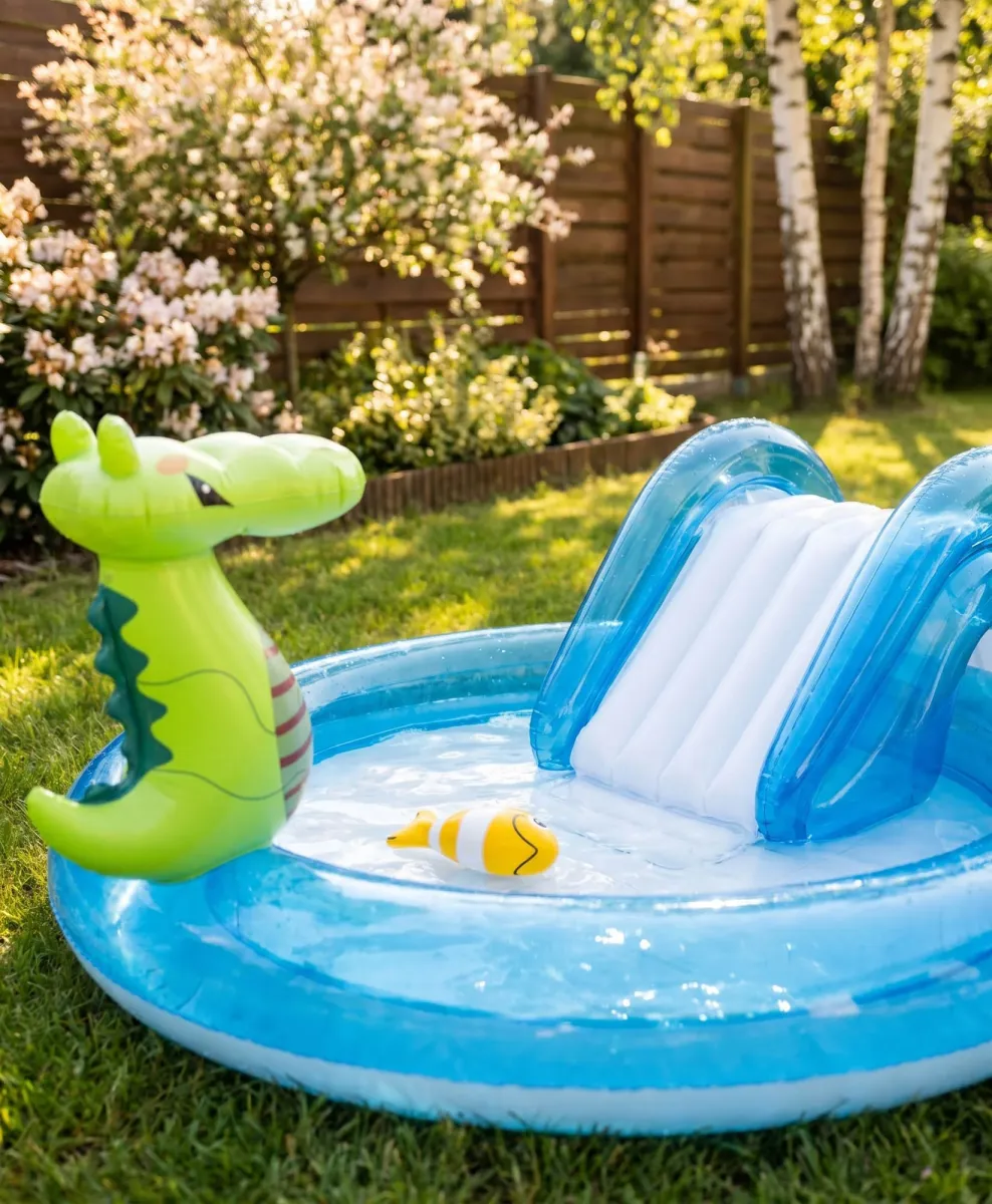 Parco giochi acquatico gonfiabile 160x132x70 cm
