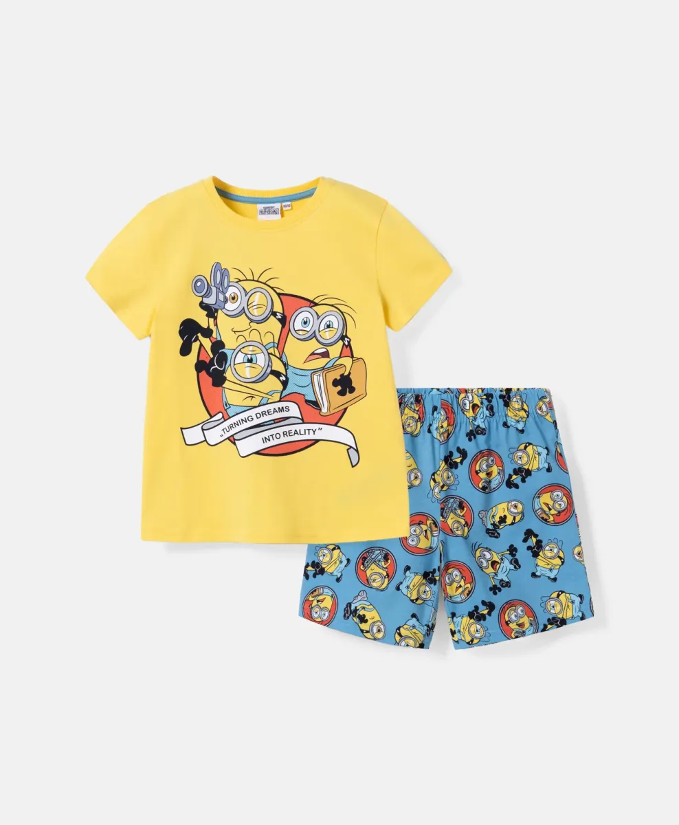 Pigiama bambino Minions 100% cotone