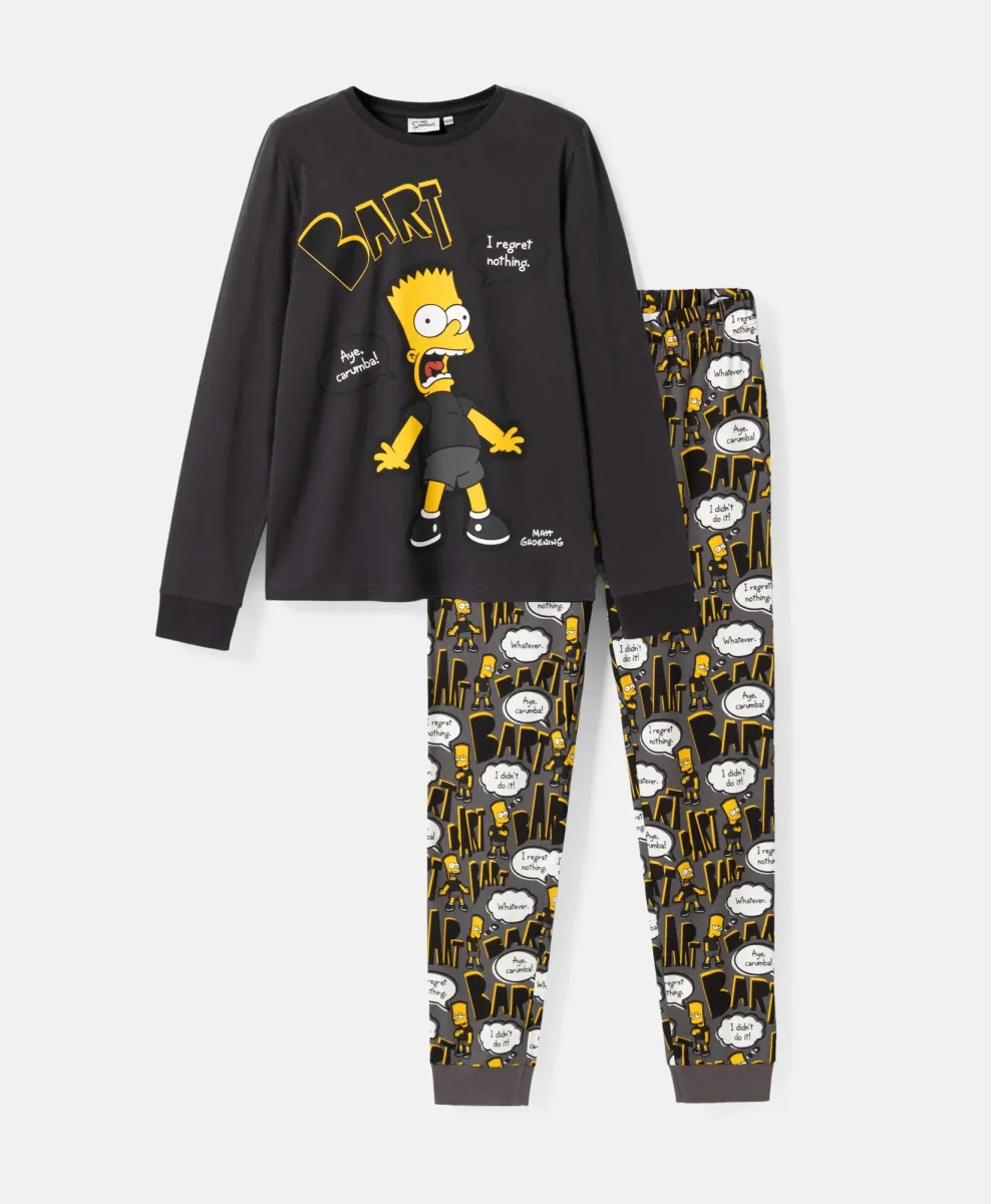 Pigiama da bambino The Simpsons in 100% cotone