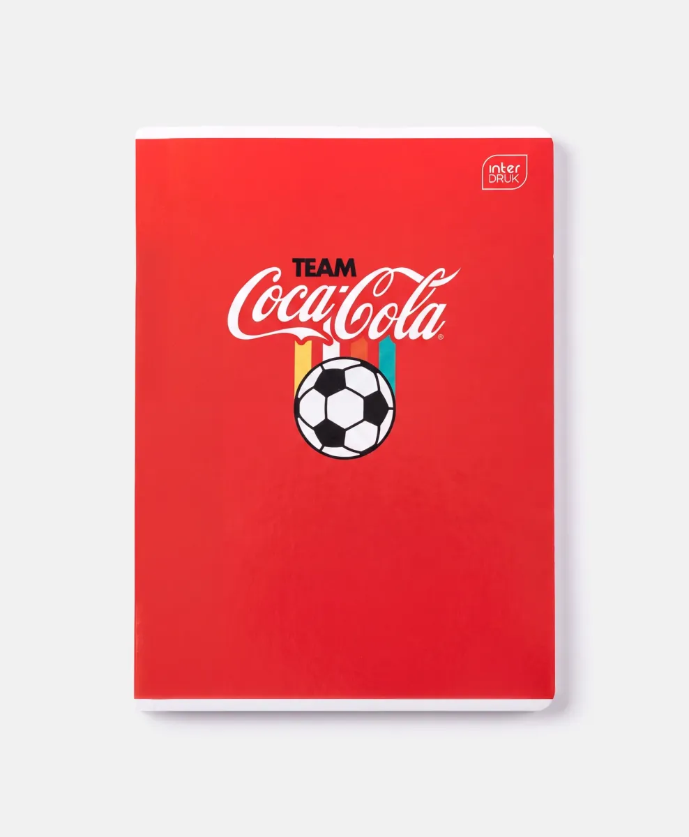 Quaderno A5 a quadretti Coca-Cola 60 fogli