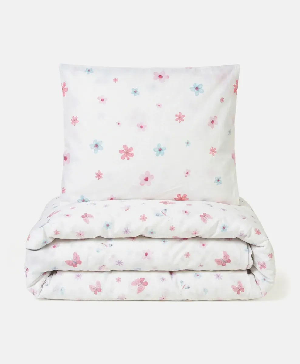 Set biancheria da letto 2 pezzi 100% cotone