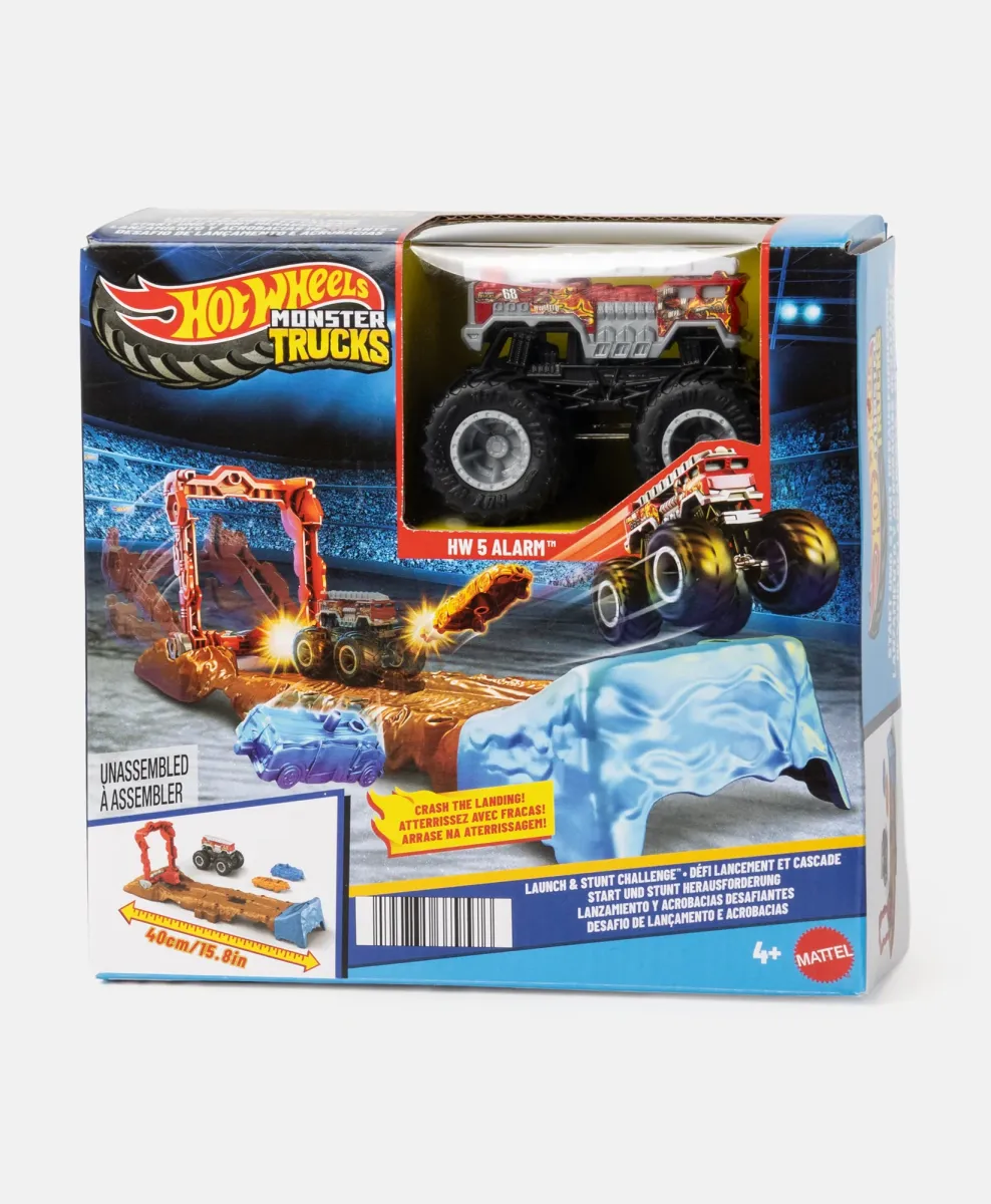 Set con pista e monster truck Hot Wheels