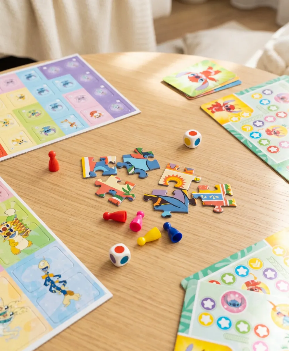 Set con sei giochi di Stitch