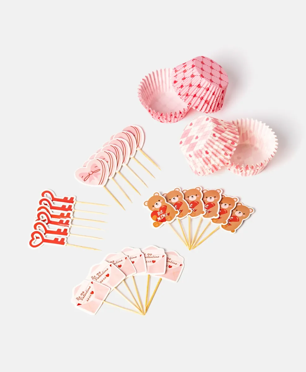 Set decorazioni per torte San Valentino