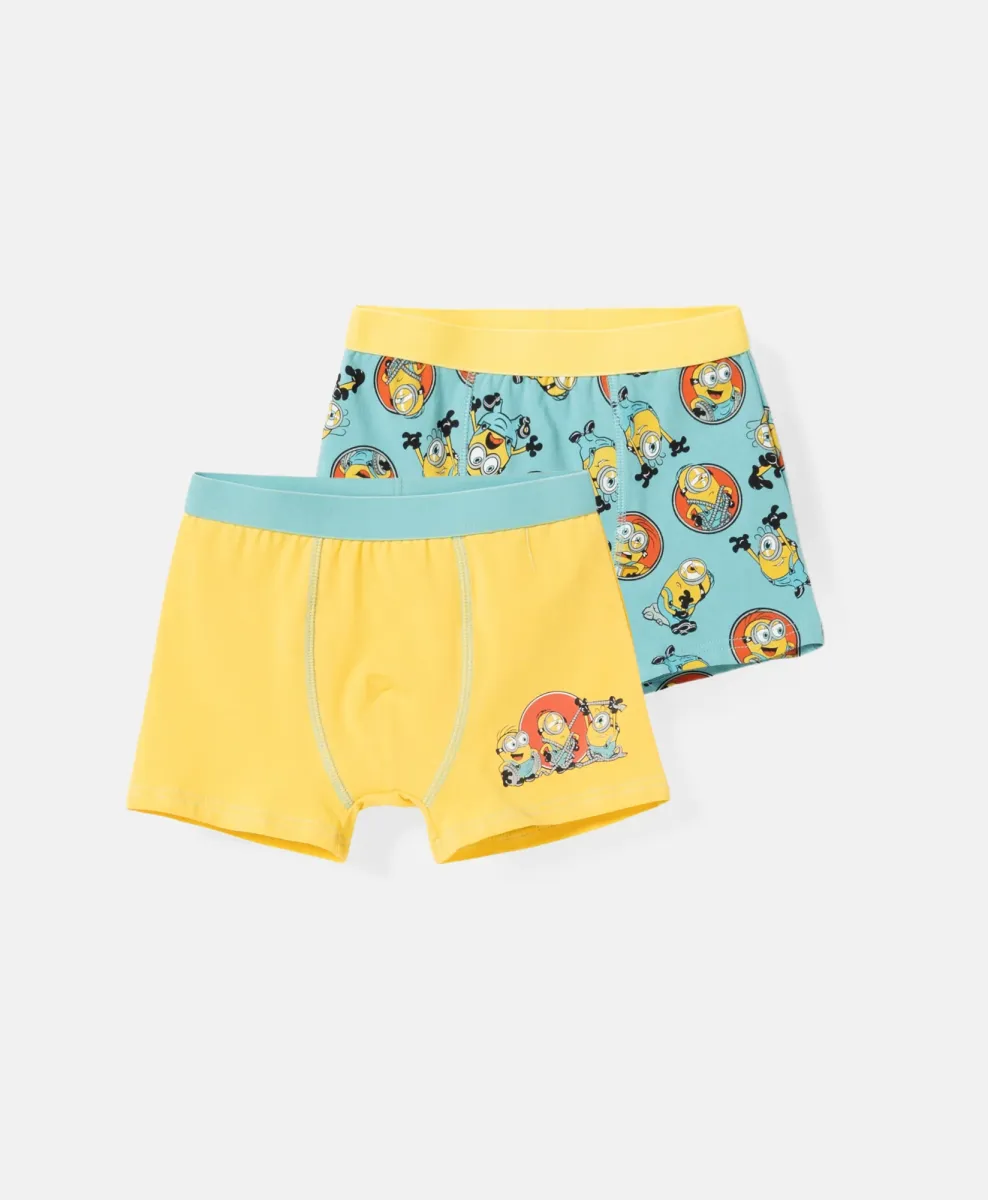 set di 2 boxer da bambino Minions