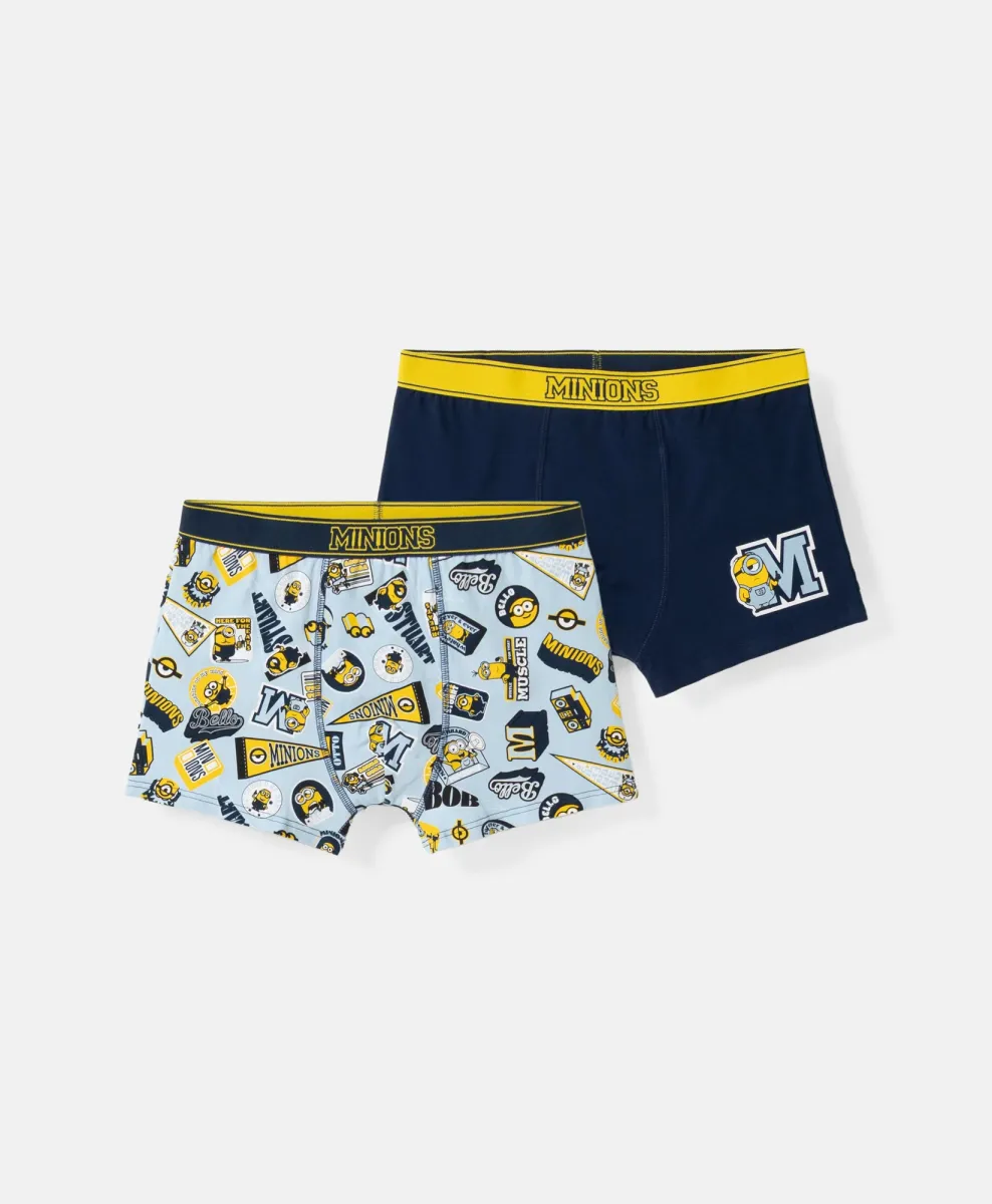 set di 2 boxer da ragazzo Minions