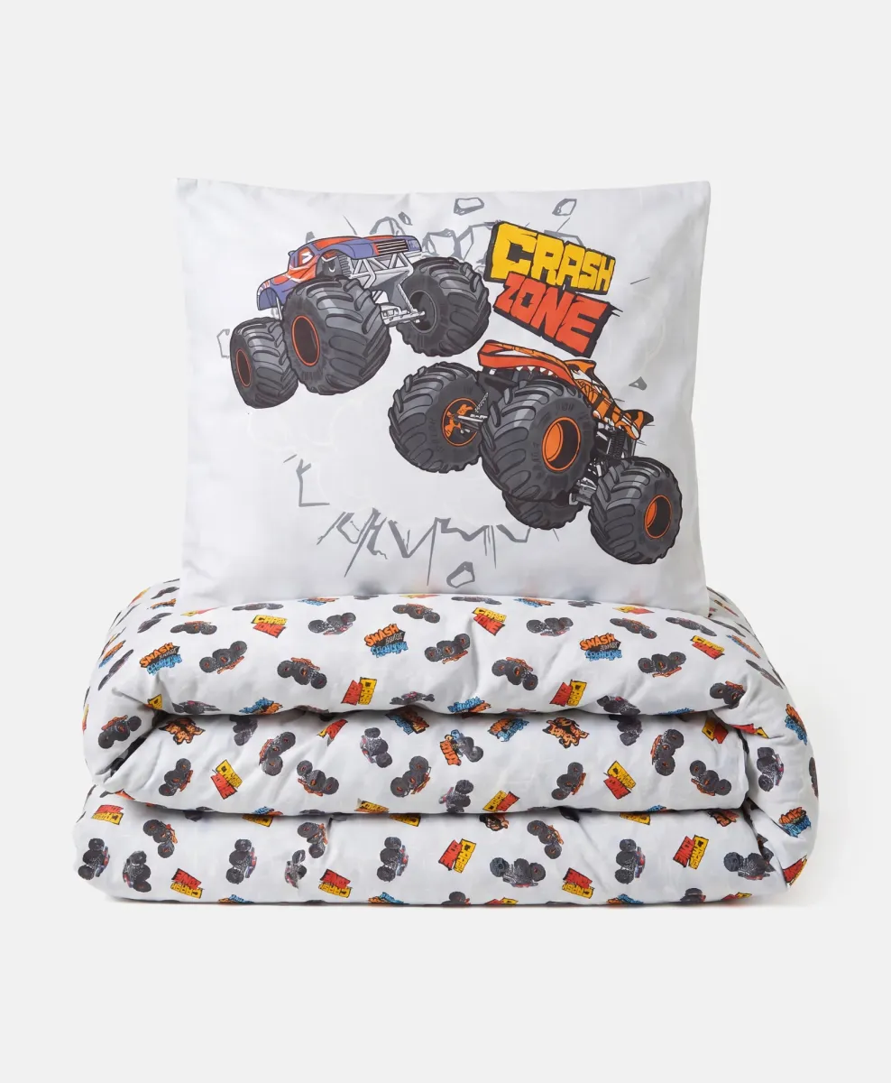 Set di 2 elementi per letto Hot Wheels in 100% cotone