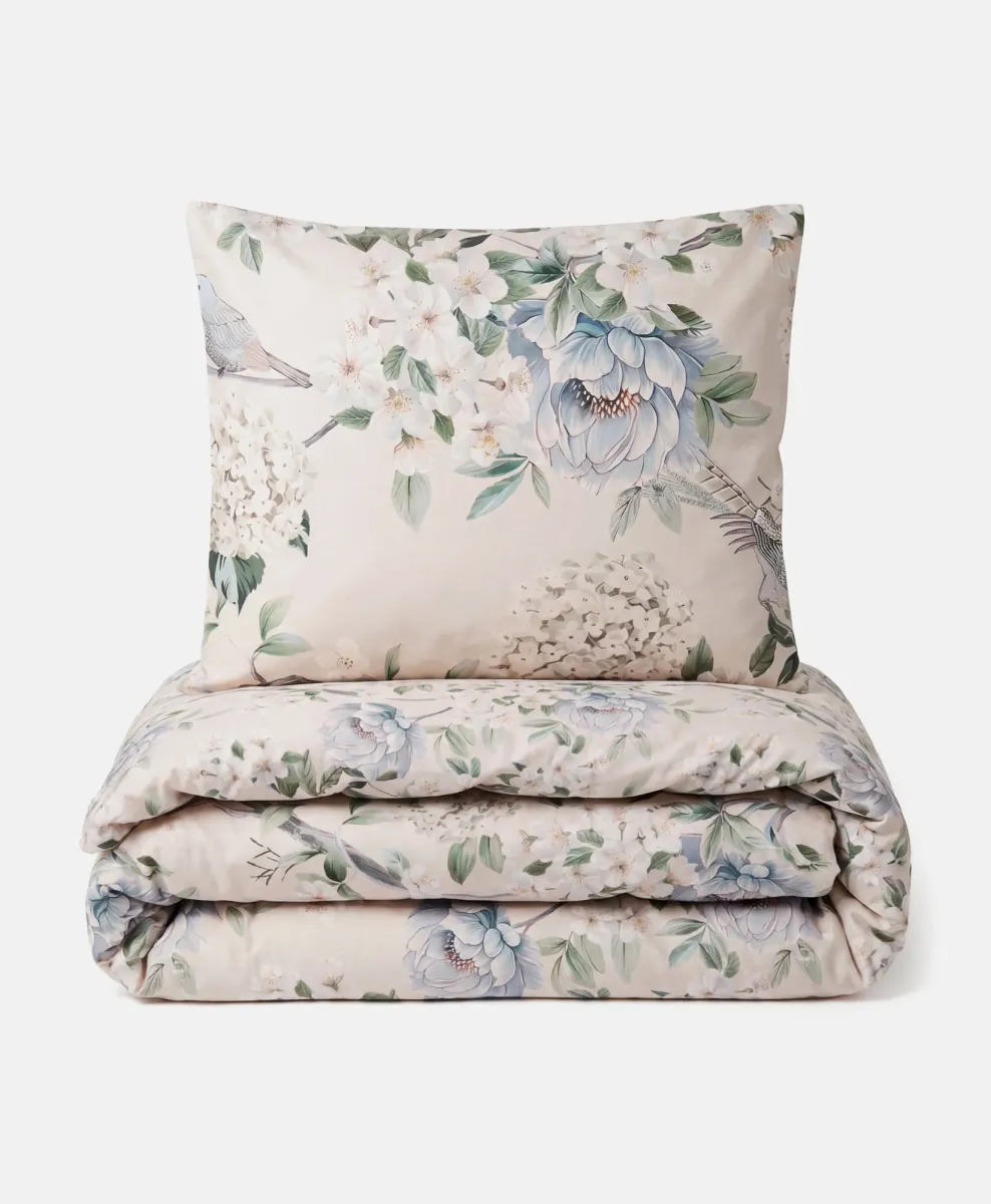 set di 3 completi letto con fiori