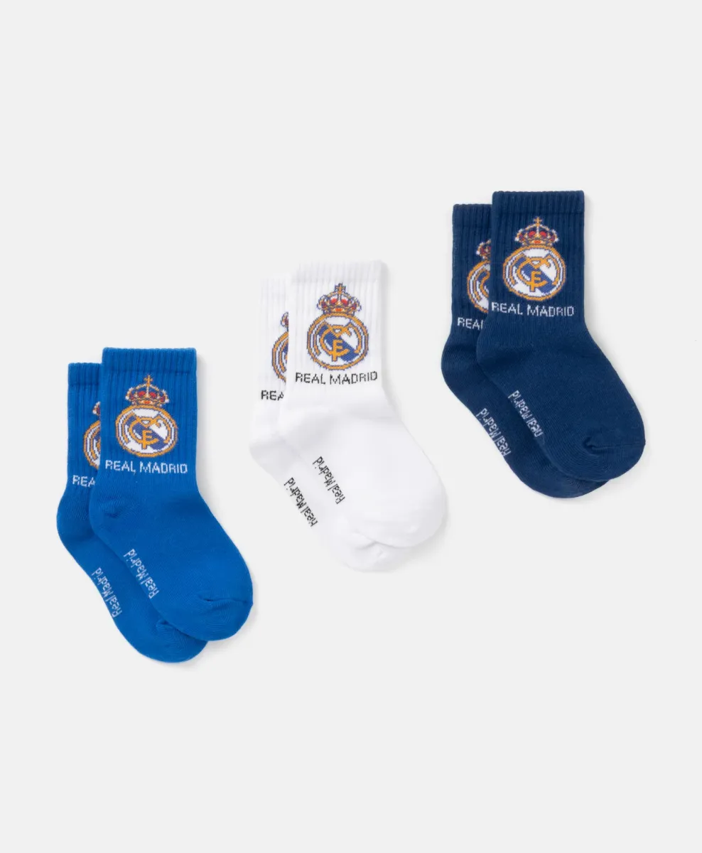 set di calzini da ragazzo Real Madrid