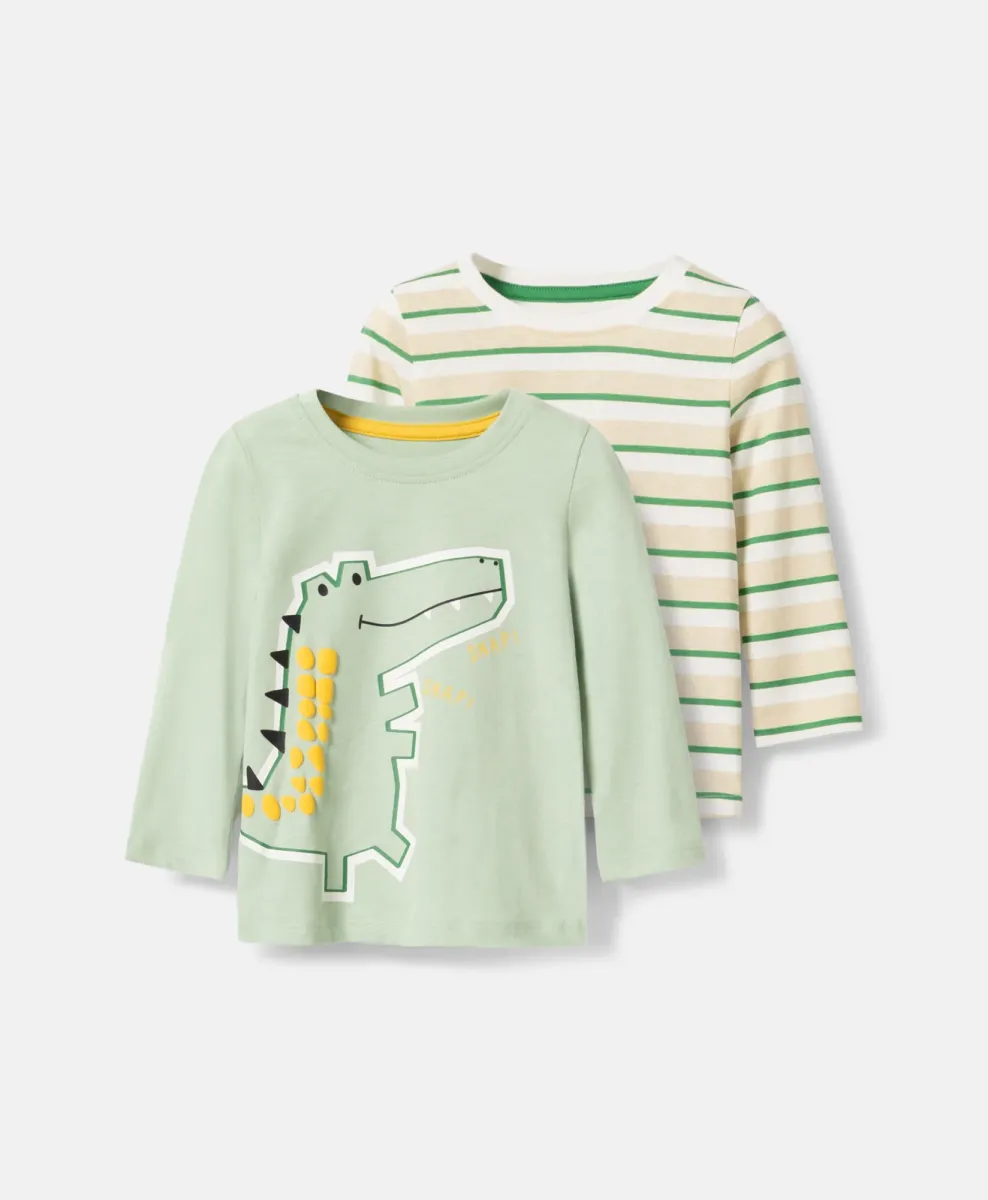 Set di due magliette da bambino