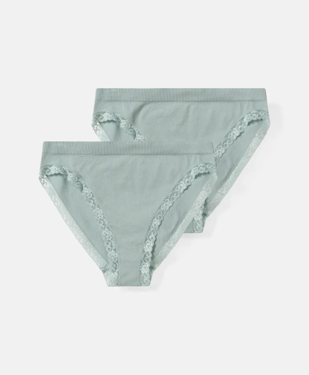Set di slip da donna con pizzo