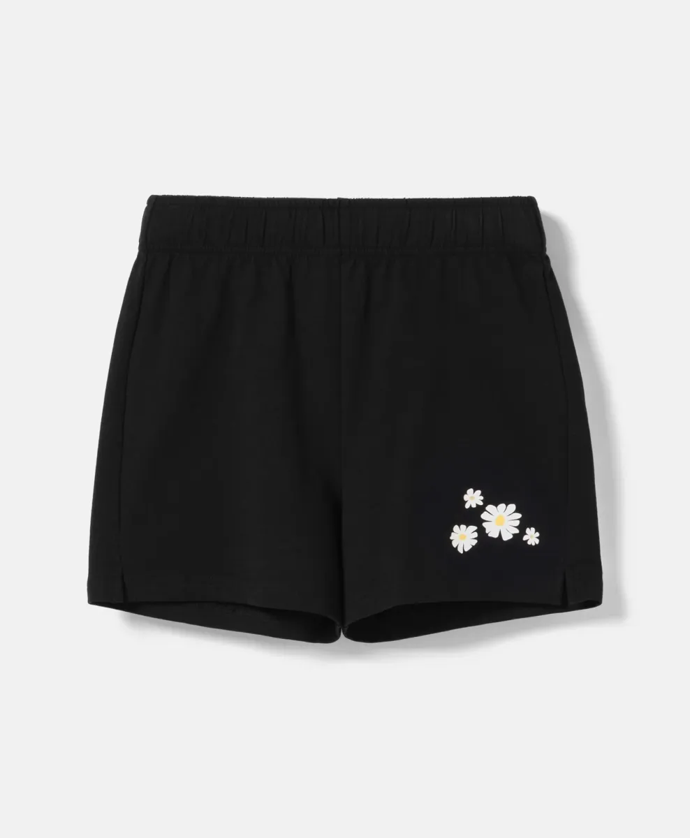 Shorts da bambina con stampa
