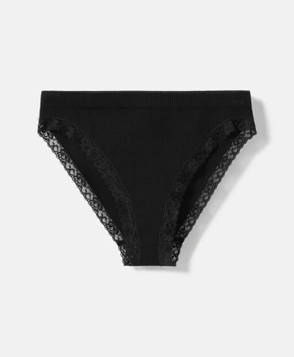 Slip a costine da donna confezione da 2