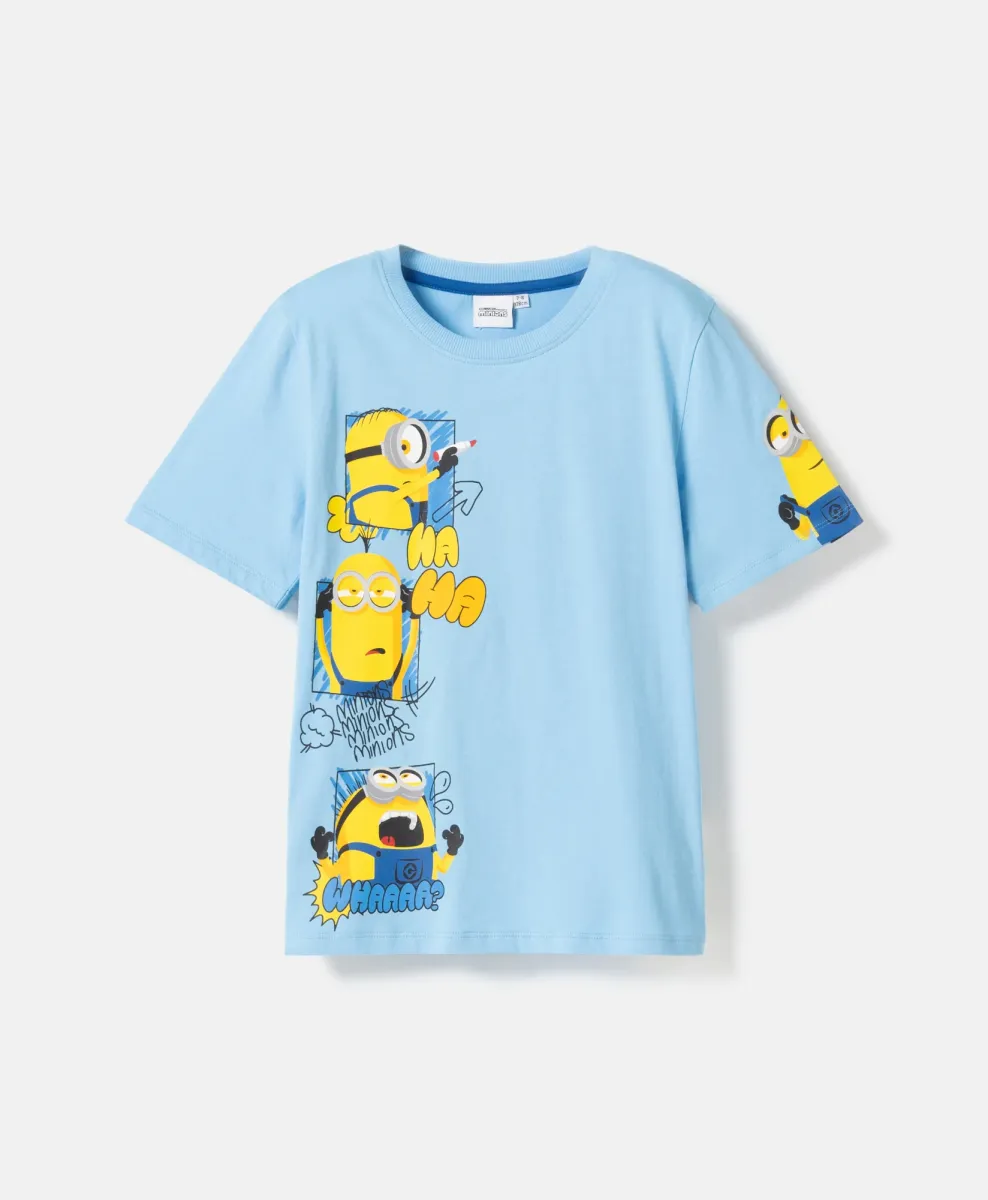 T-shirt bambino Minions 100% cotone
