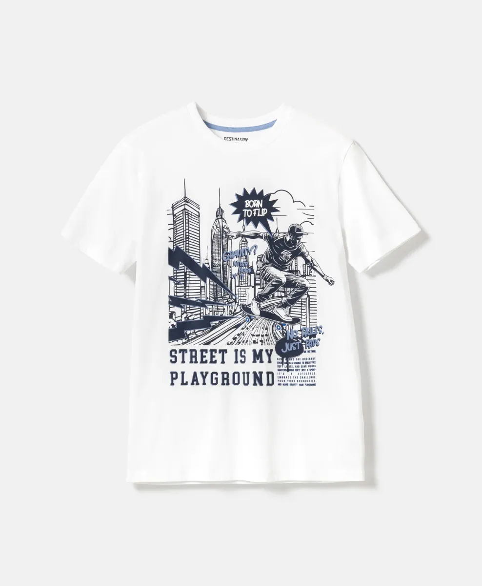T-shirt da bambino 100% cotone