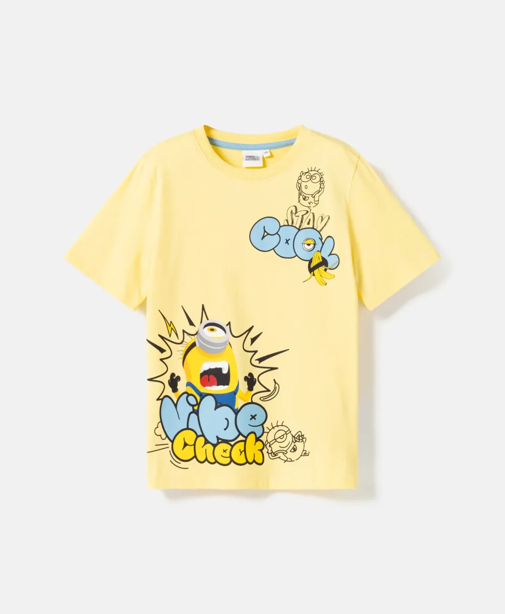 T-shirt da bambino Minions 100% cotone