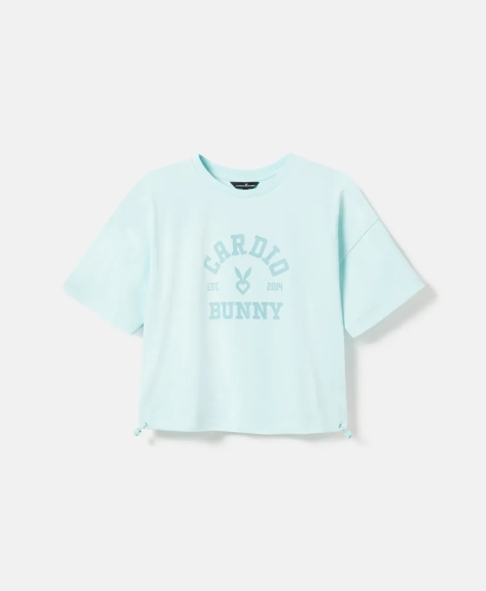 T-shirt da donna Cardio Bunny 100% cotone