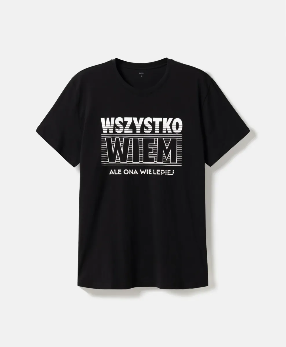 T-shirt da uomo So tutto in 100% cotone