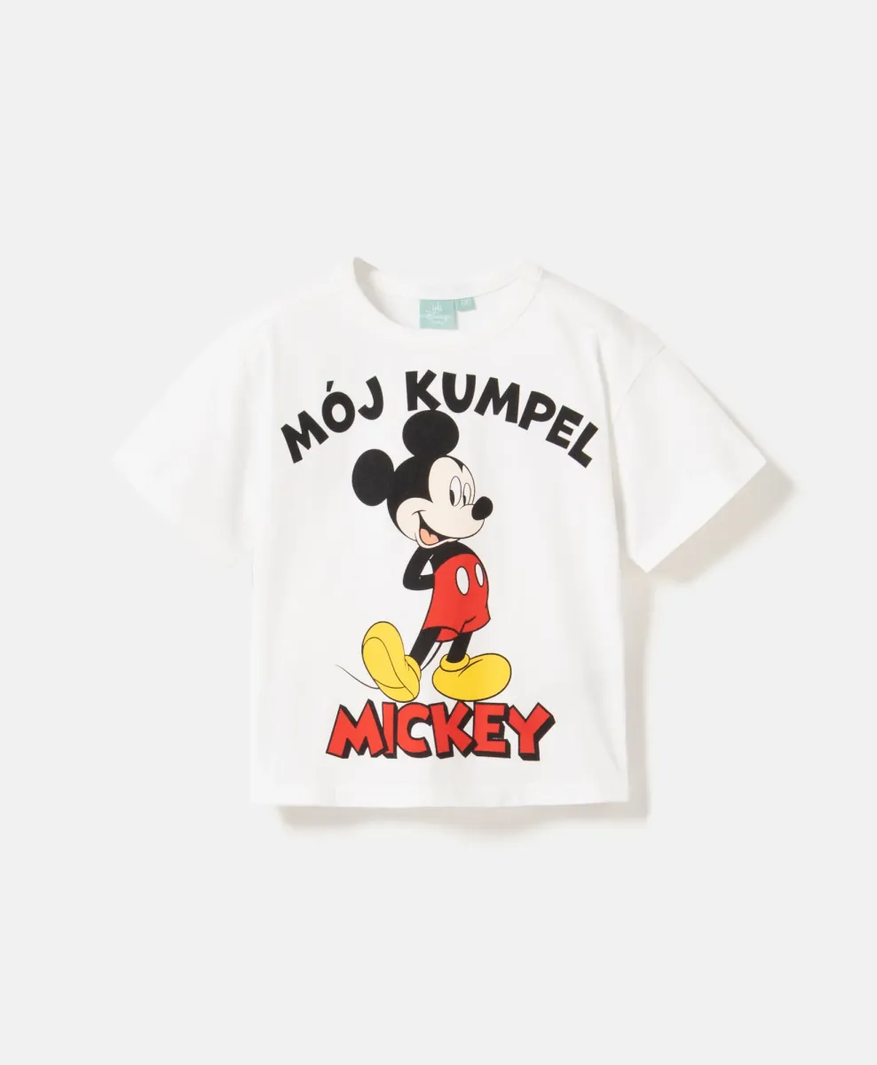T-shirt neonato Mickey Mouse 100% cotone