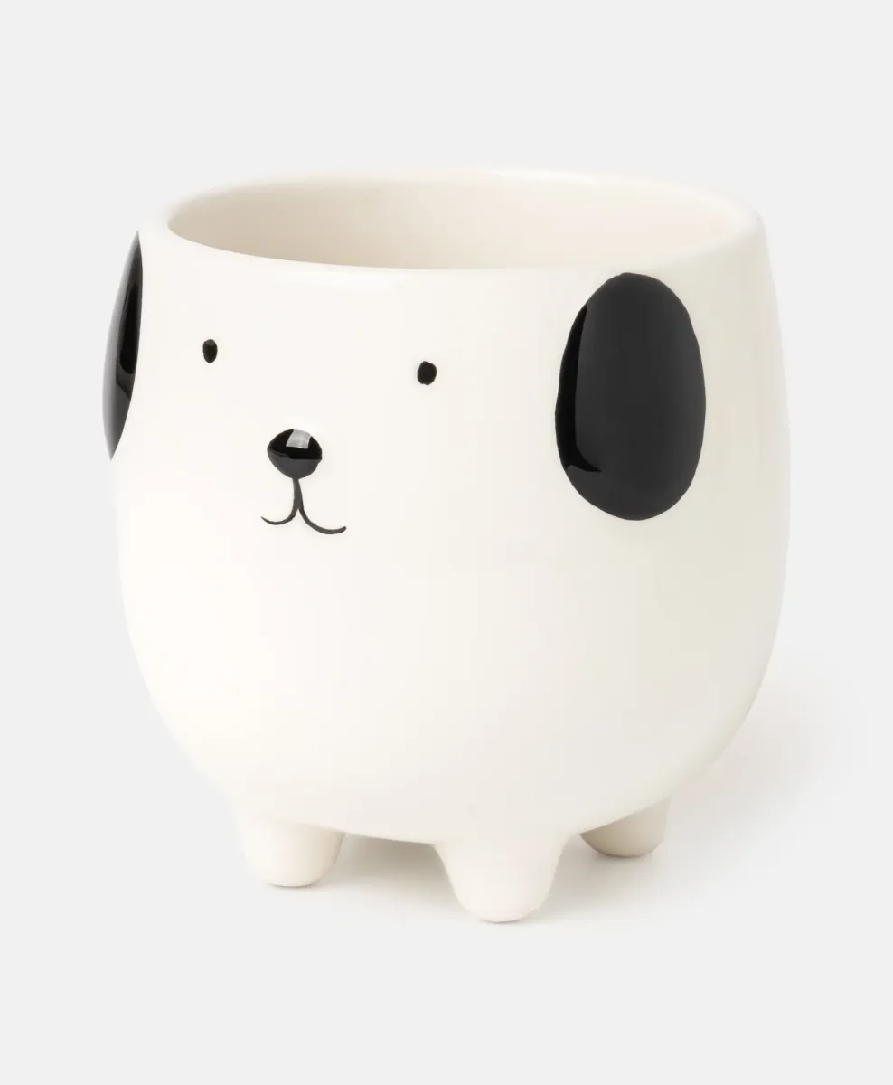 Vaso in ceramica mini cane o gatto