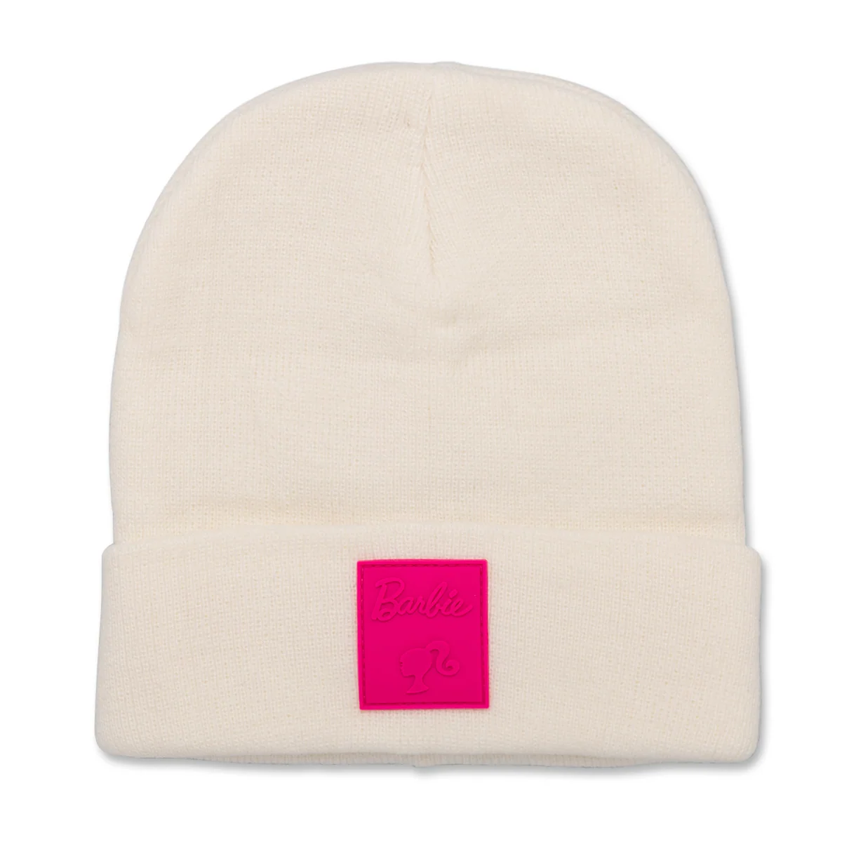 Berretto bianco off-white da donna con logo Barbie