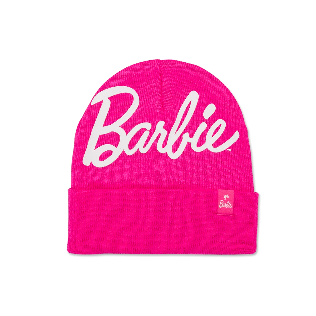 Berretto fucsia da donna con logo Barbie