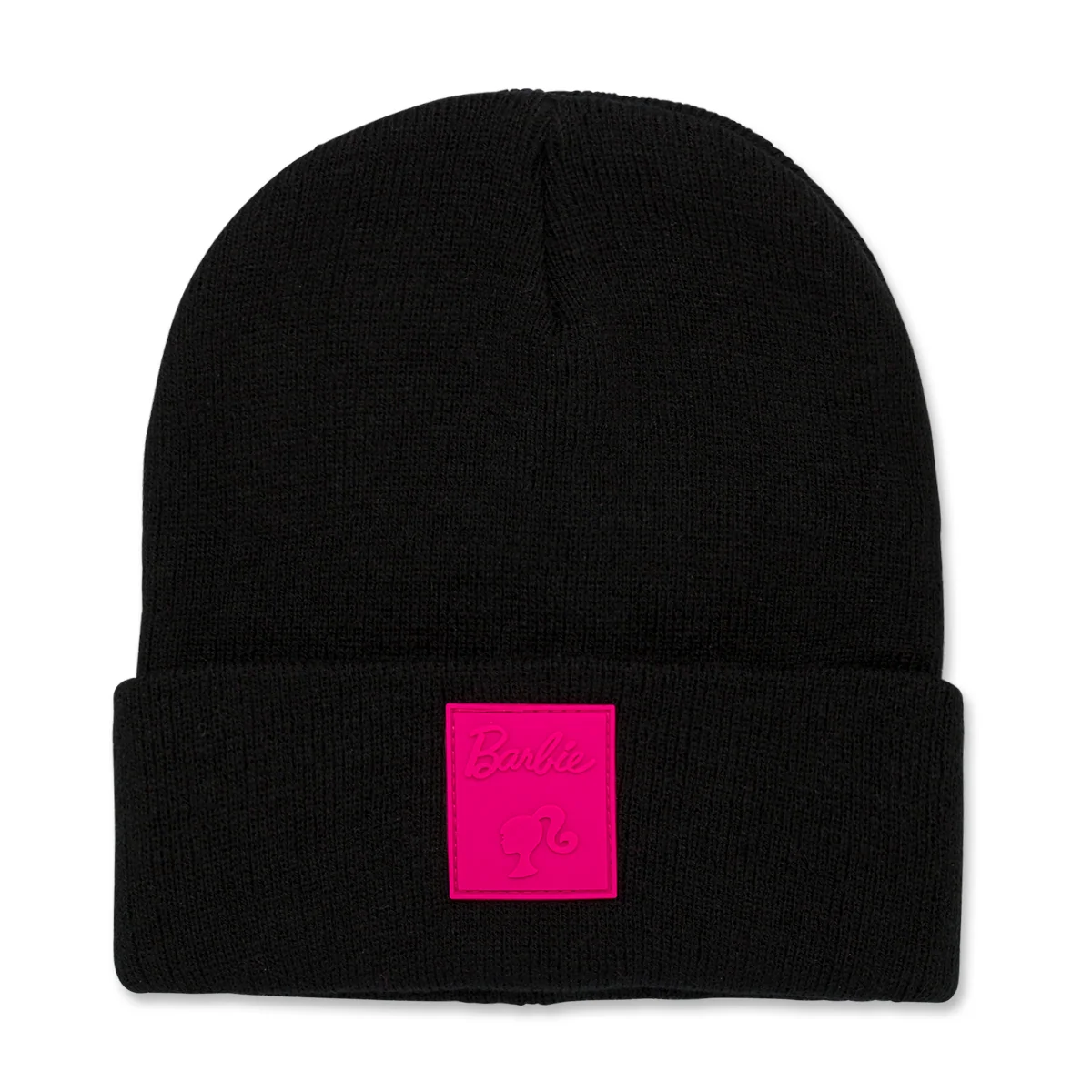 Berretto nero da donna con logo Barbie