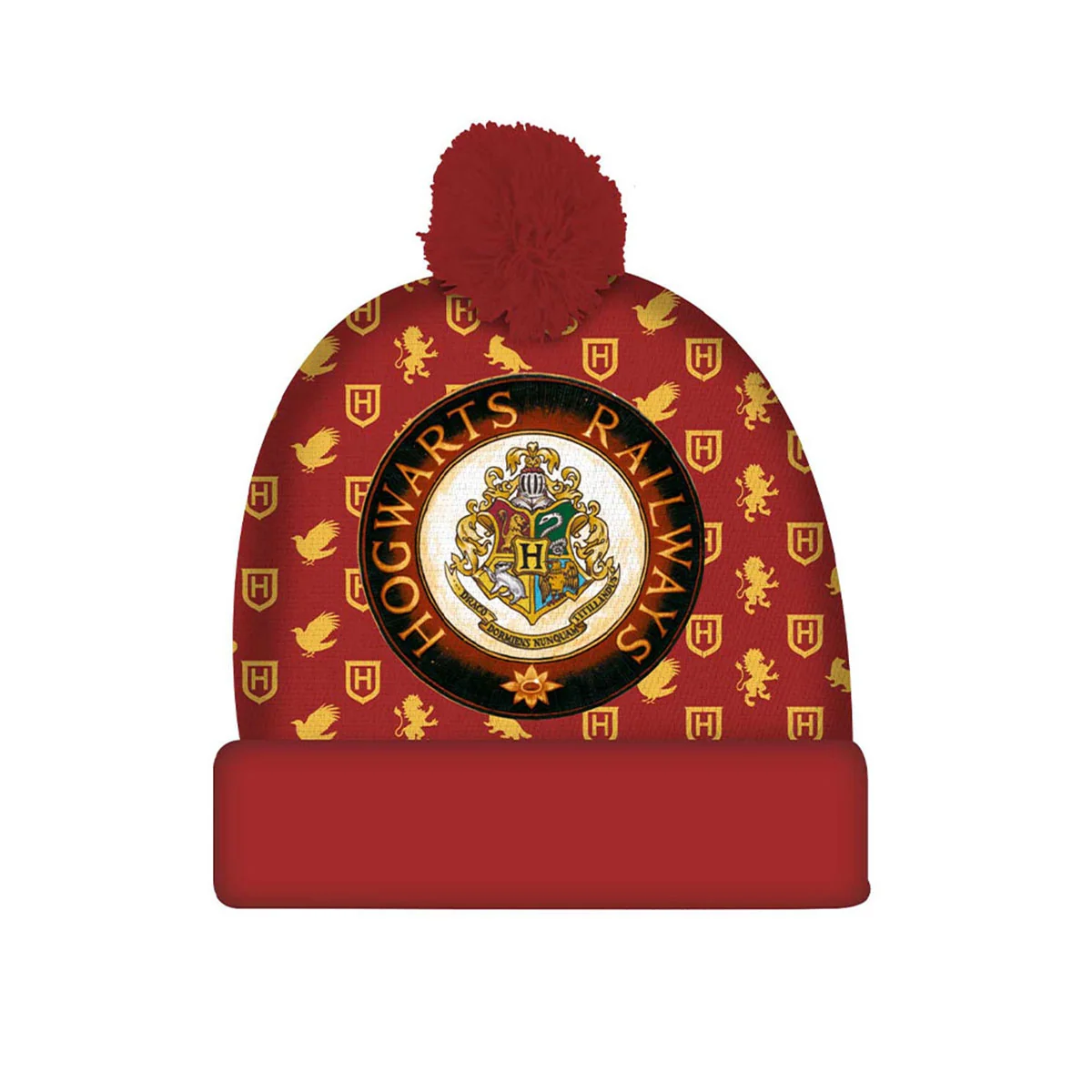 Berretto rosso da bambini con logo Harry Potter