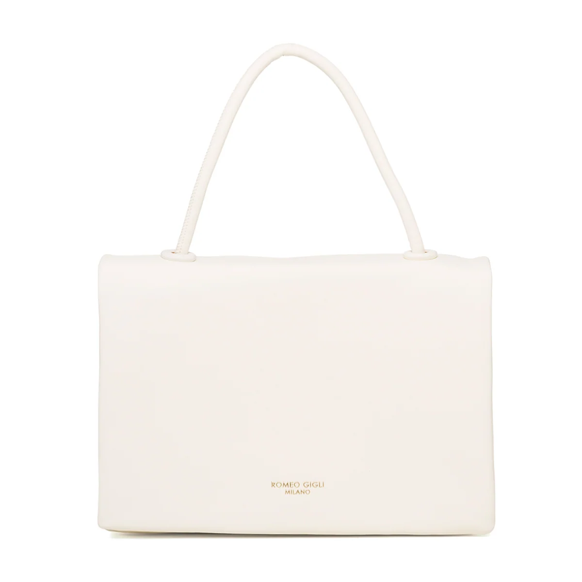 Borsa a mano bianca off-white da donna Romeo Gigli Milano Jill