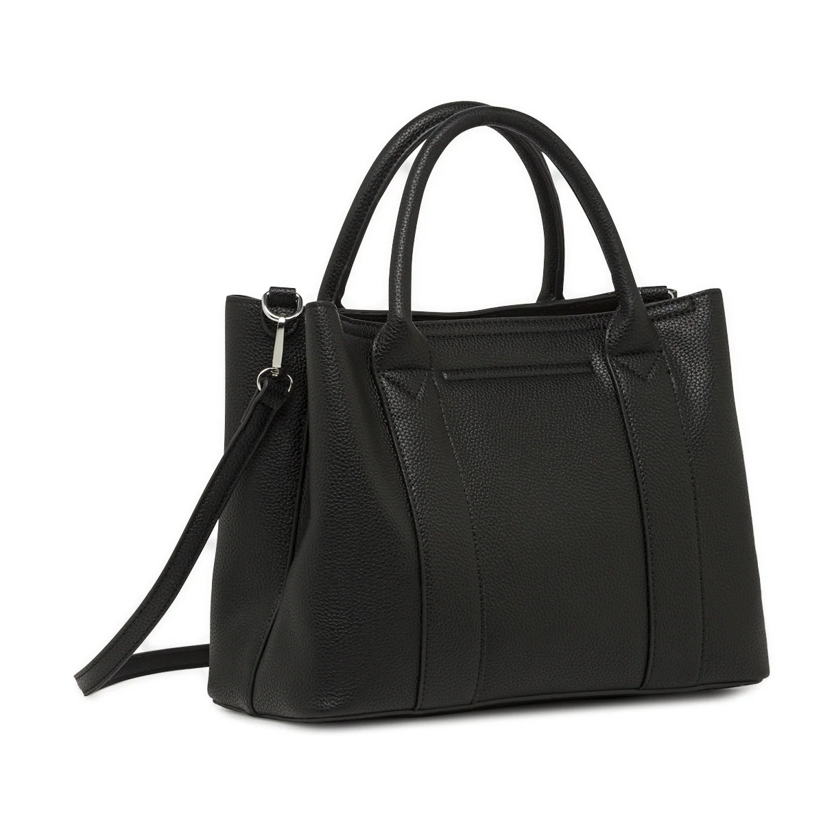 Borsa a mano da donna nera Lora Ferres in similpelle con tracolla