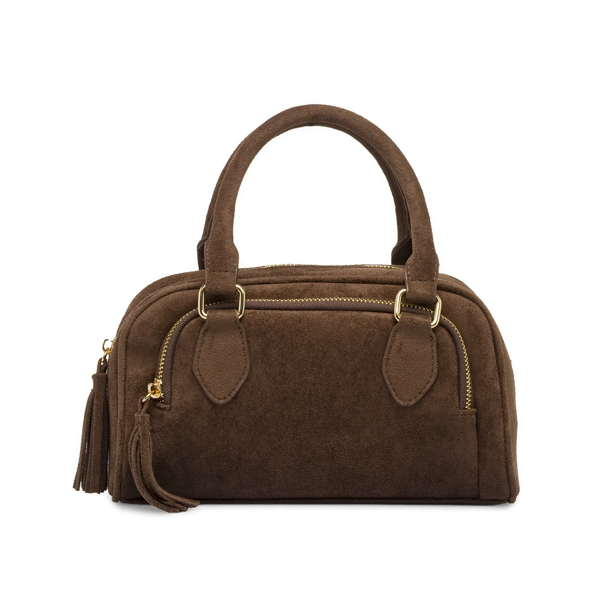 Borsa a mano Marrone da Donna con nappine Camomilla Milano