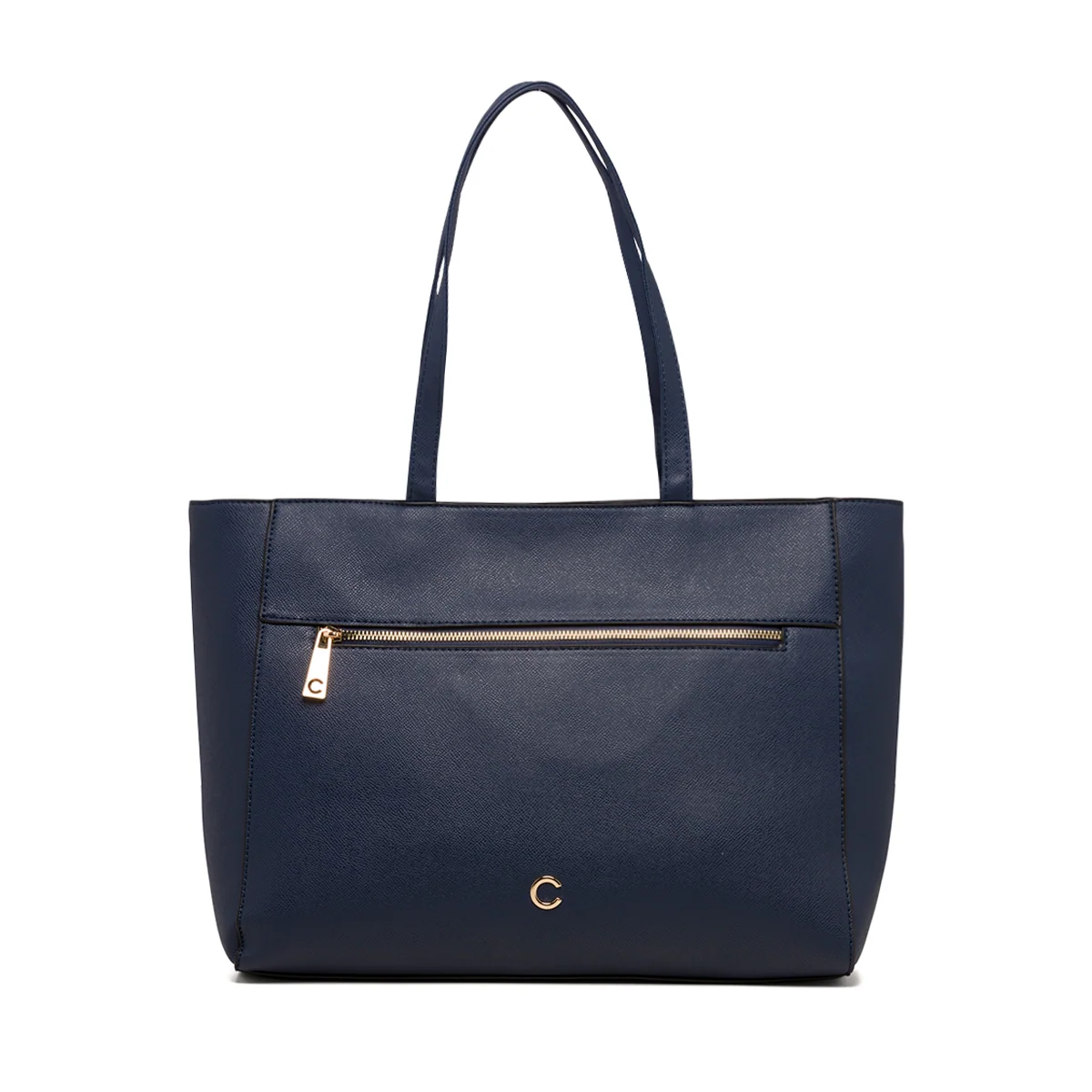 Borsa a spalla blu da donna Carrera Jeans Lily