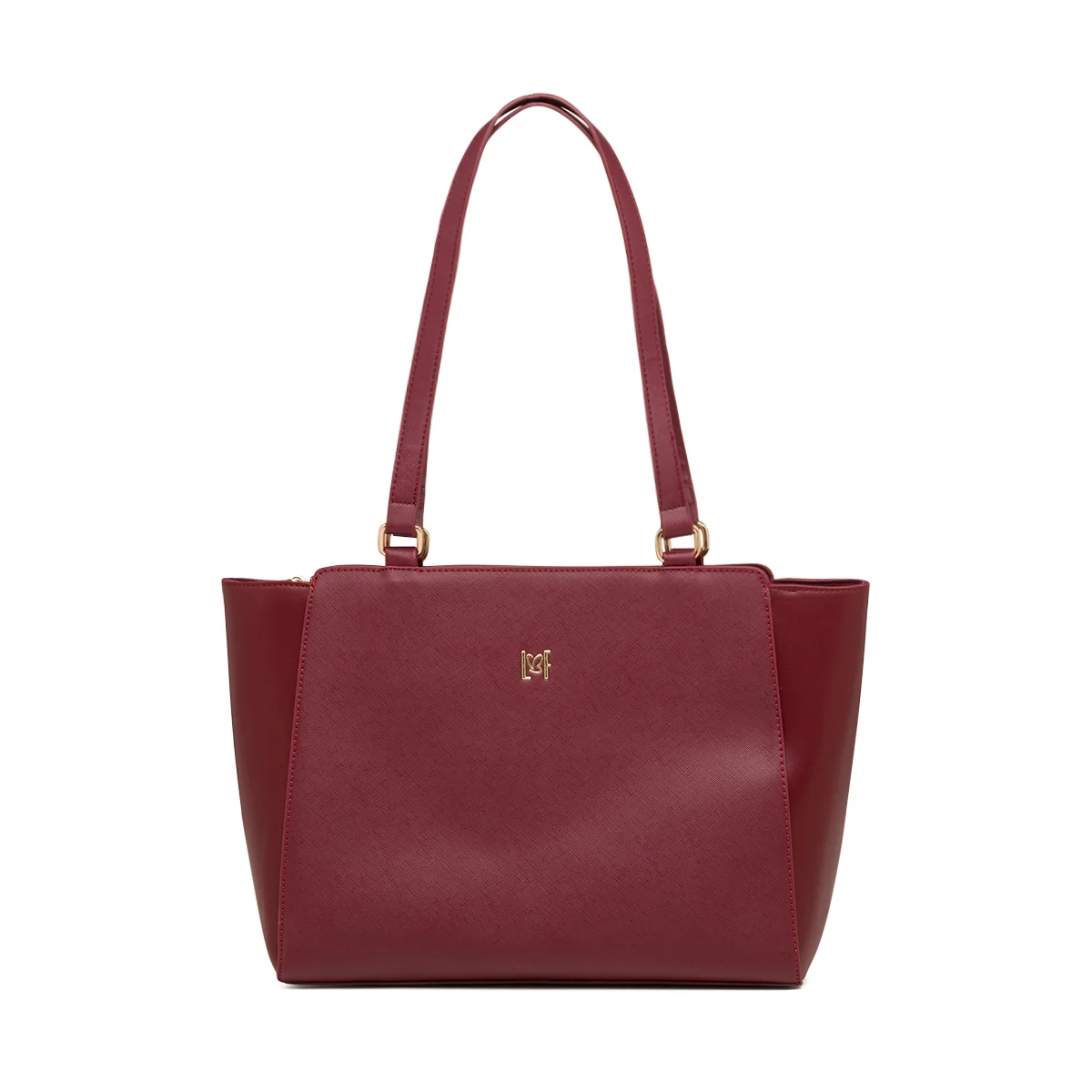 Borsa a spalla da donna bordeaux con portamonete Lora Ferres