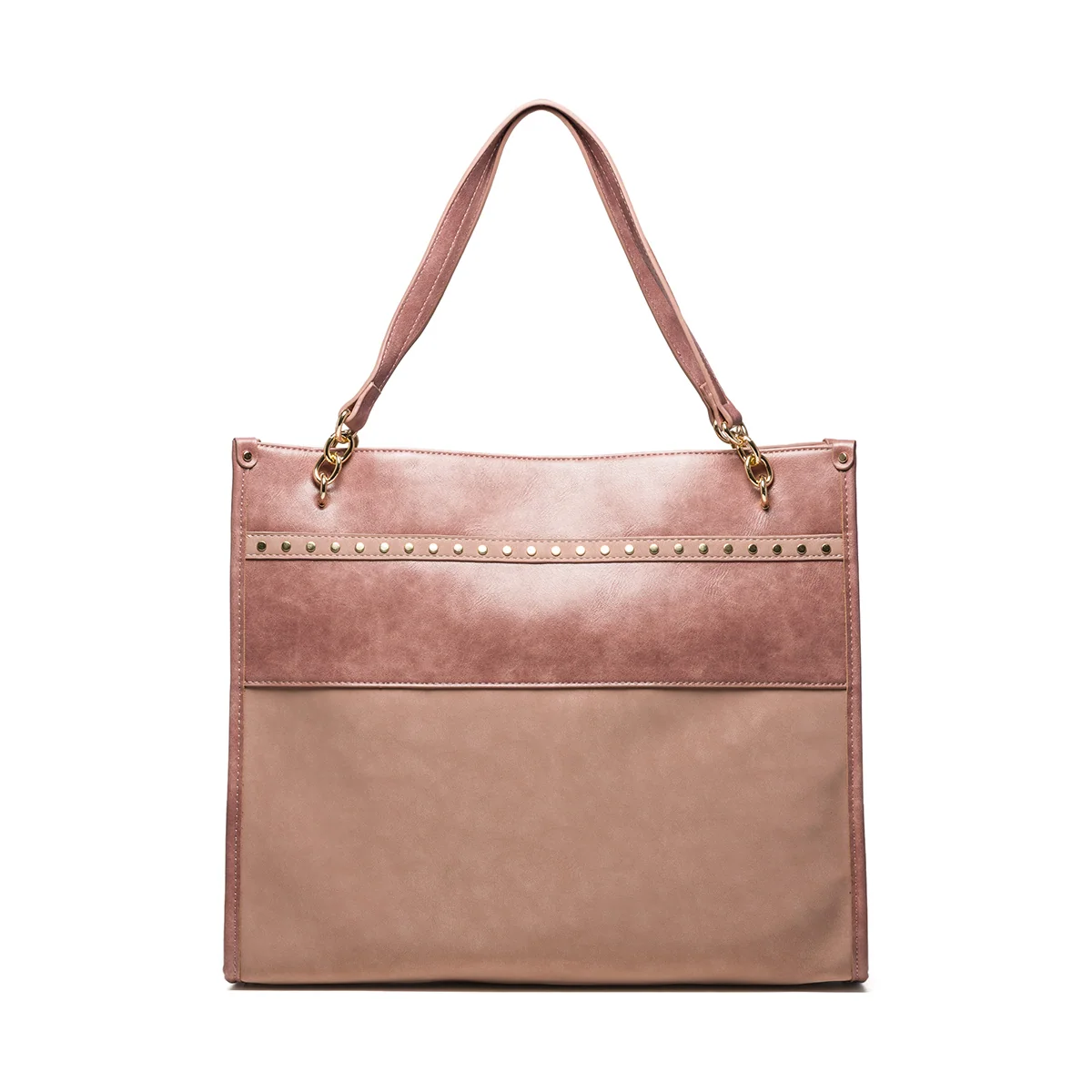 Borsa a spalla rosa in similpelle Carrera Jeans Megan