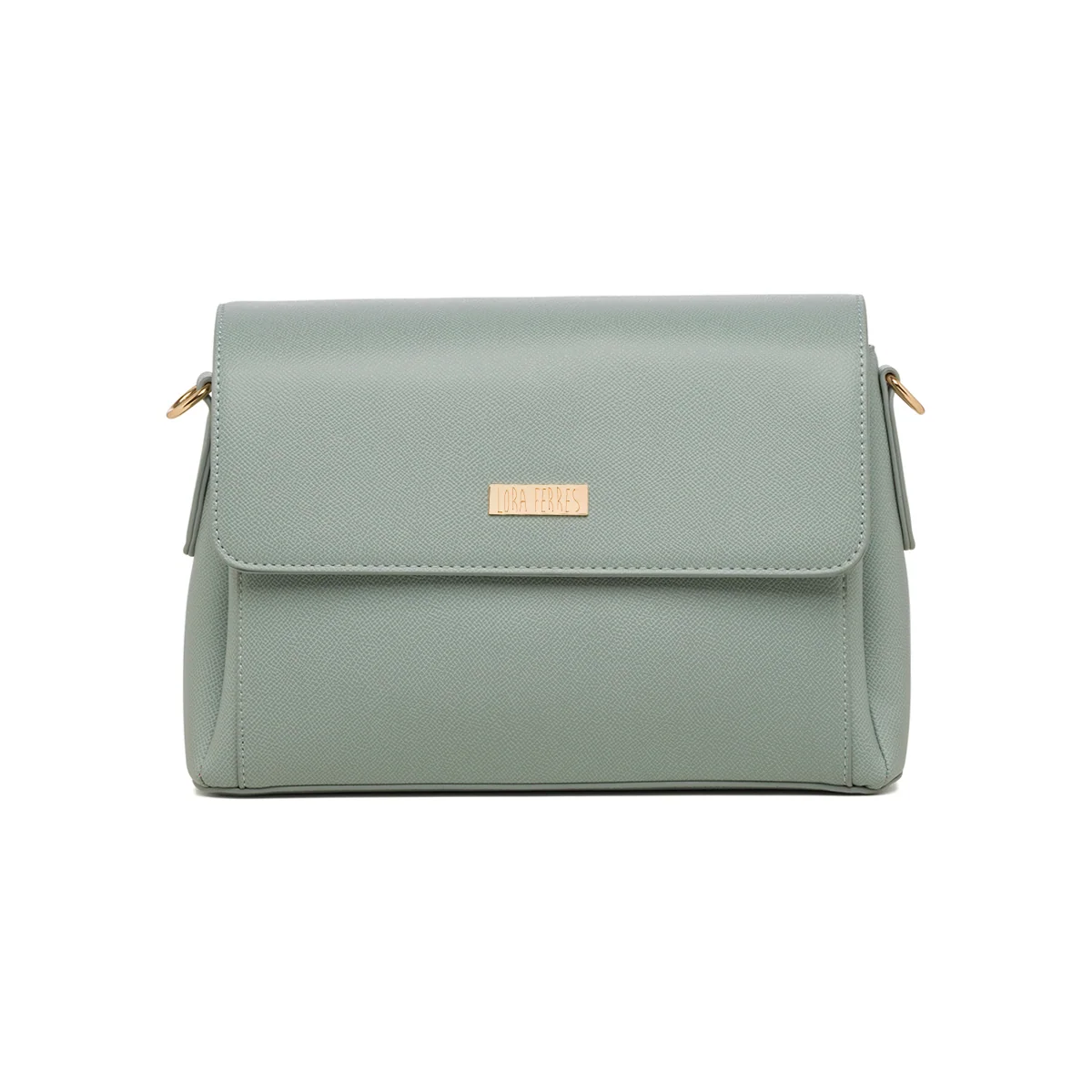Borsa a tracolla azzurra da donna Lora Ferres