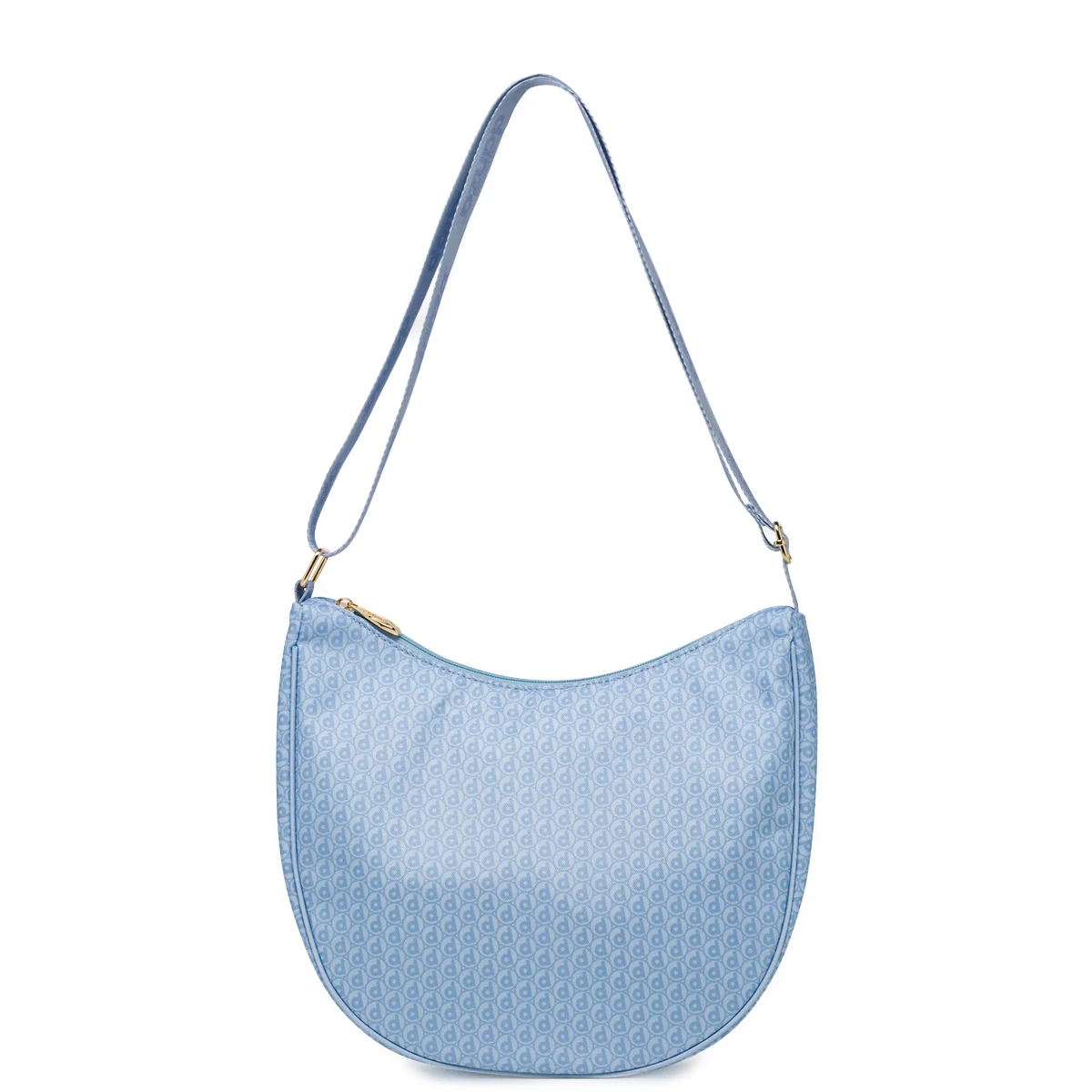 Borsa a Tracolla Donna azzurra con monogram Dimensione Danza