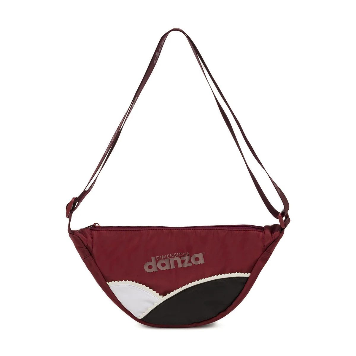 Borsa a Tracolla in Nylon da Donna Bordeaux con logo Dimensione Danza