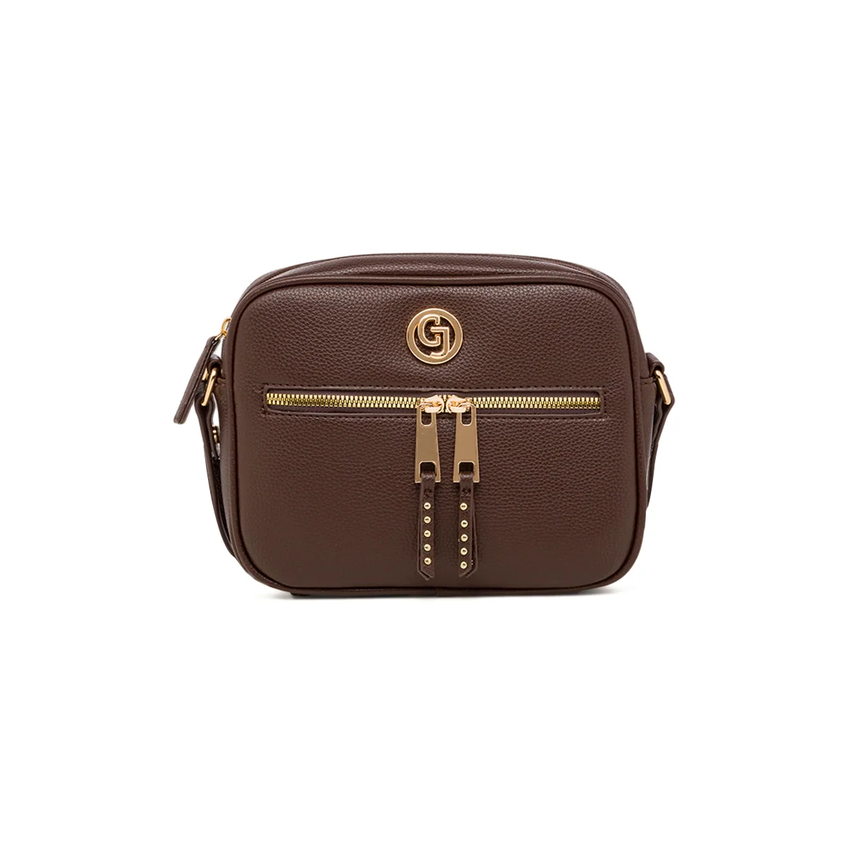 Borsa a tracolla marrone da donna con logo Carrera Jeans